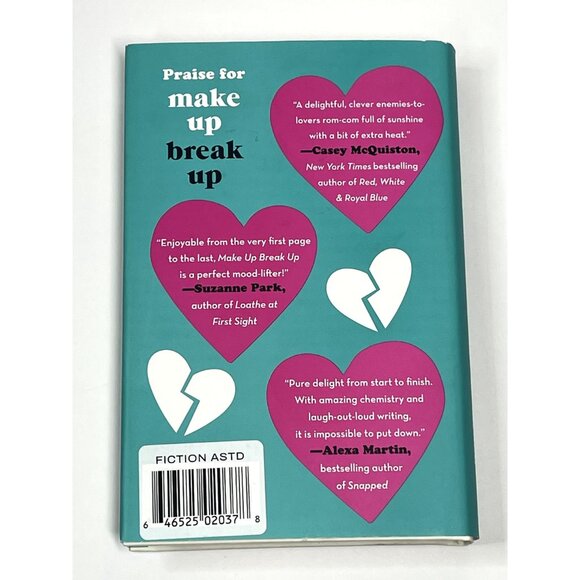 Make Up Break Up by Lily Menon Romantic Comedy Novel Hardcover - Picture 5 of 5